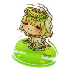 Ichiban Kuji Fate/Grand Order Saber/Nero Claudius Bride Nimoji Series Poya Acrylic Stand Prize E Acrylic Stands [USED]