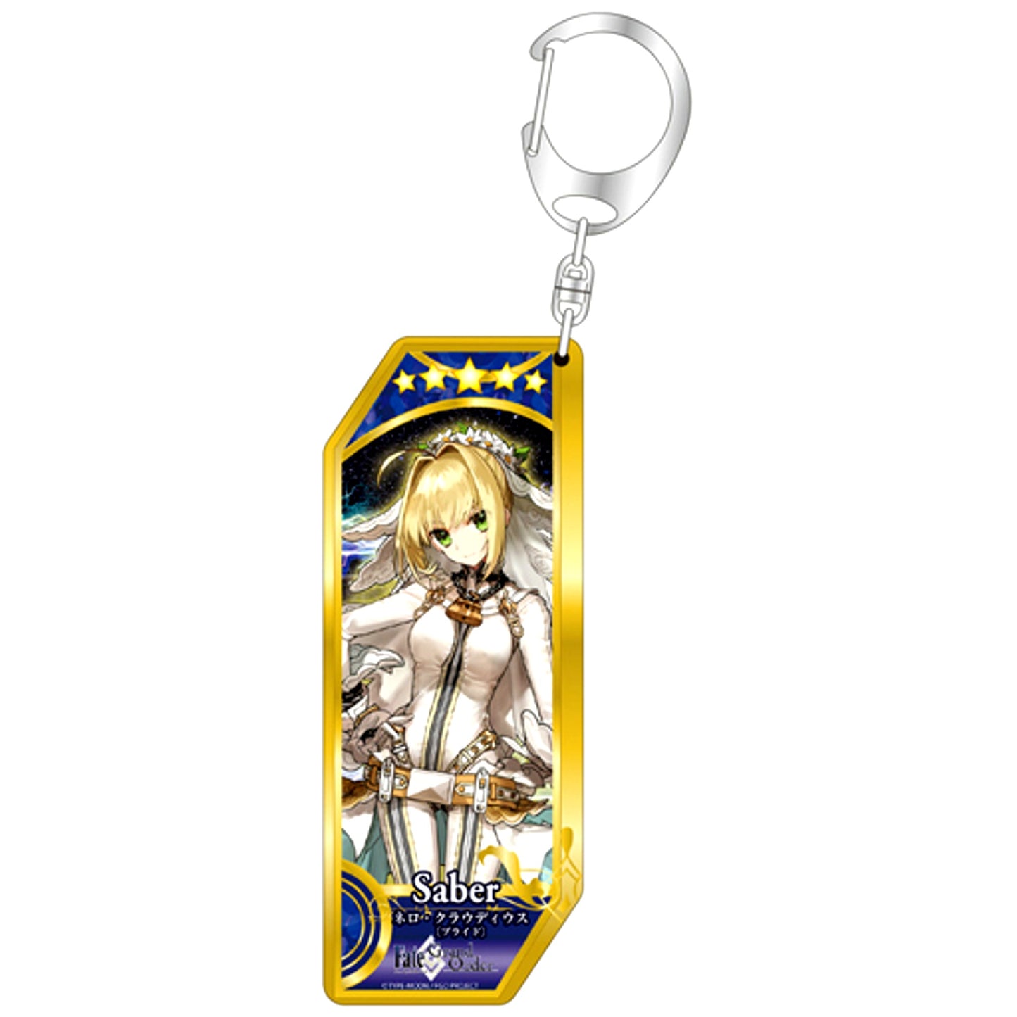 Saber Nero Claudius Bride Fate/Grand Order Servant Keychain [USED]