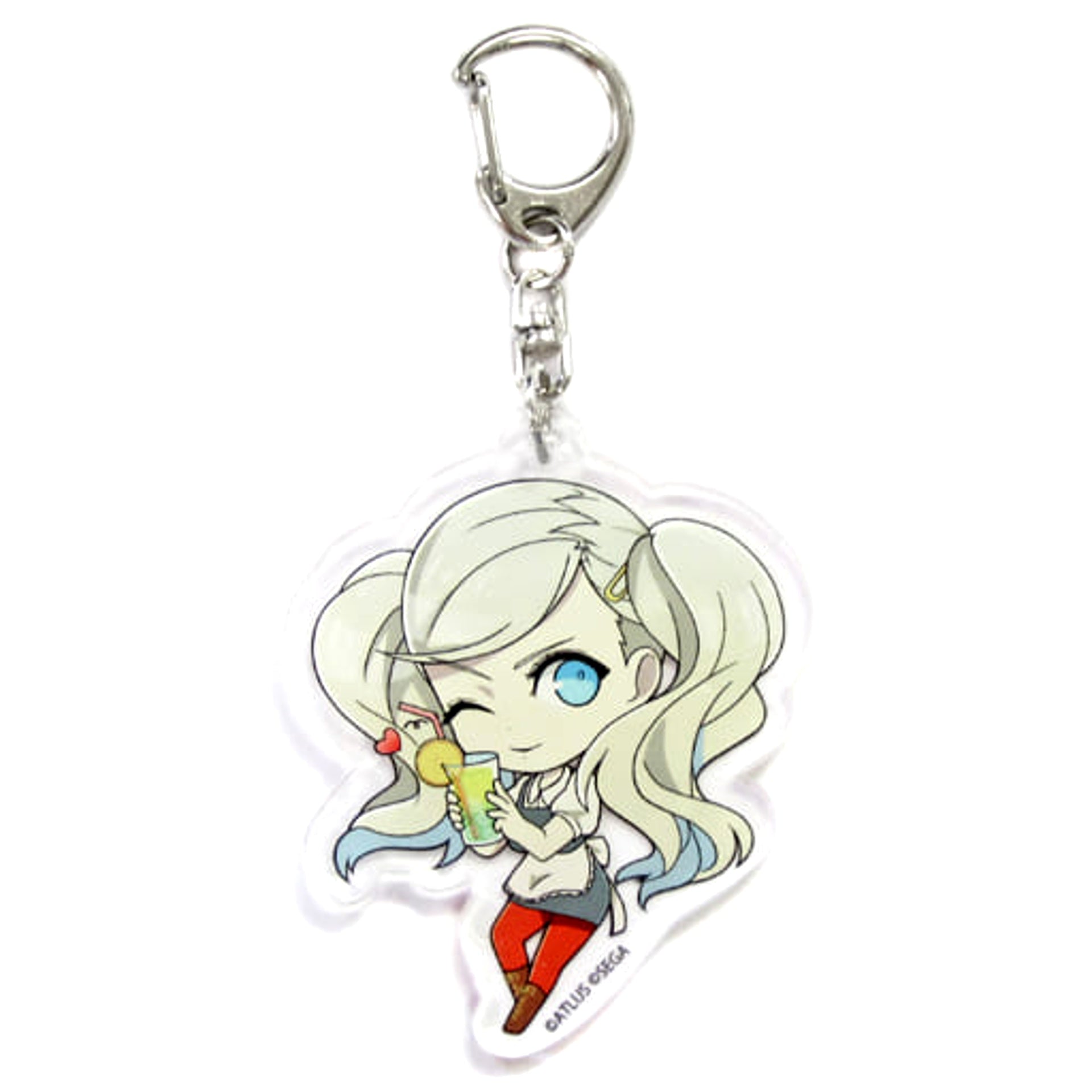 Persona 5 Ann Takamaki Acrylic Keychain Princess Cafe Limited Keychains [USED]