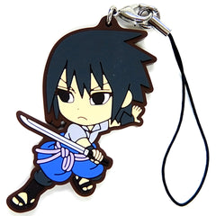Sasuke Uchiha G Prize NARUTO Rubber Strap Kyun Chara Illustrations Ichiban Kuji BORUTO NARUTO NEXT GENERATIONS [USED]
