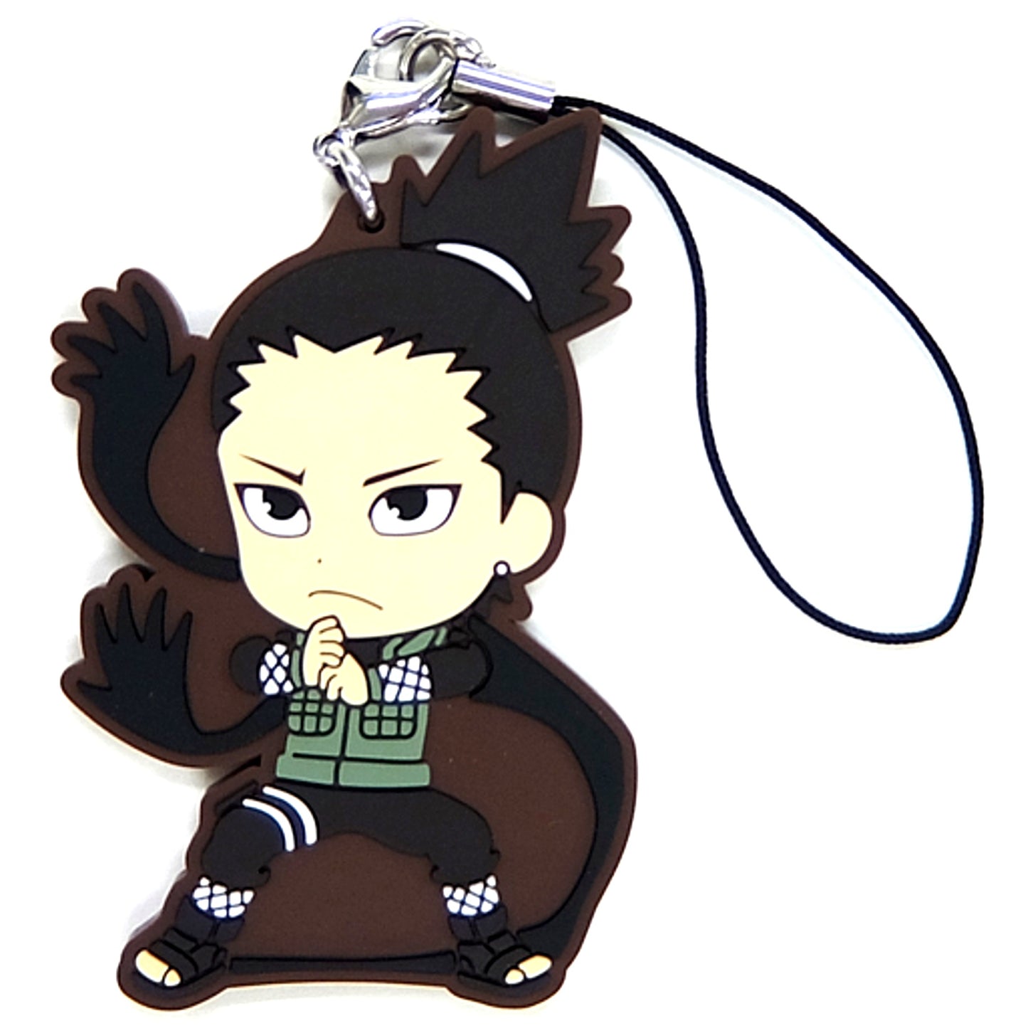 Shikamaru Nara G Prize NARUTO Rubber Strap Kyun Chara Illustrations Ichiban Kuji BORUTO NARUTO NEXT GENERATIONS [USED]