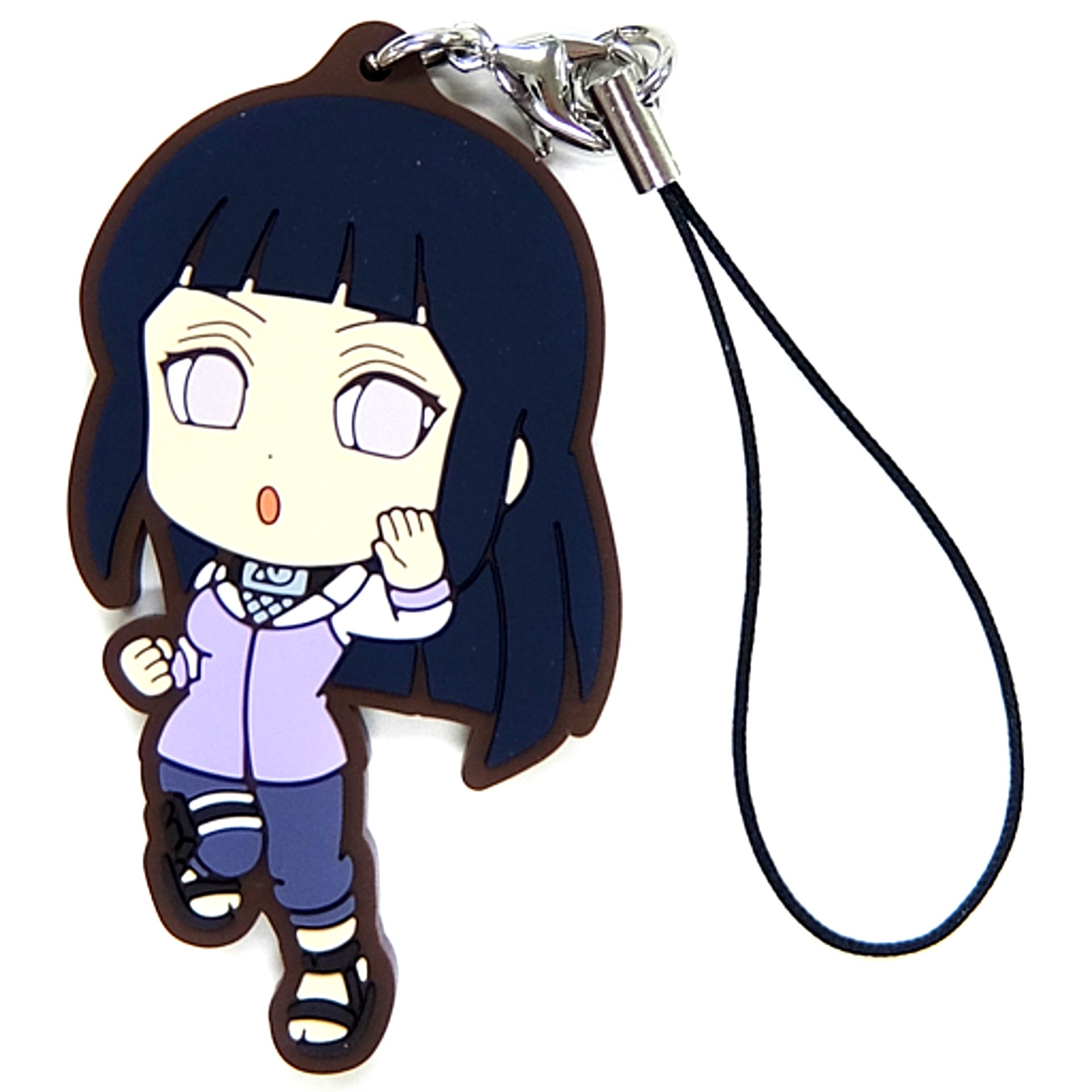 Hinata Hyuga G Prize NARUTO Rubber Strap Kyun Chara Illustrations Ichiban Kuji BORUTO NARUTO NEXT GENERATIONS [USED]