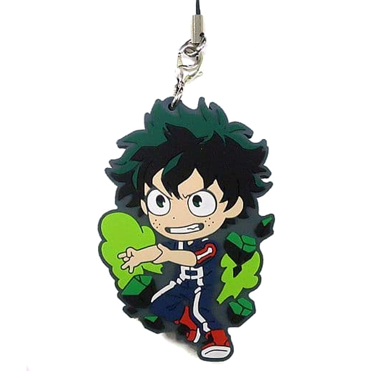 My Hero Academia Izuku Midoriya Ichiban Kuji U.A. Sports Festival! Boys Rubber Strap Kyunchara Illustrations Prize D Keychains [USED]