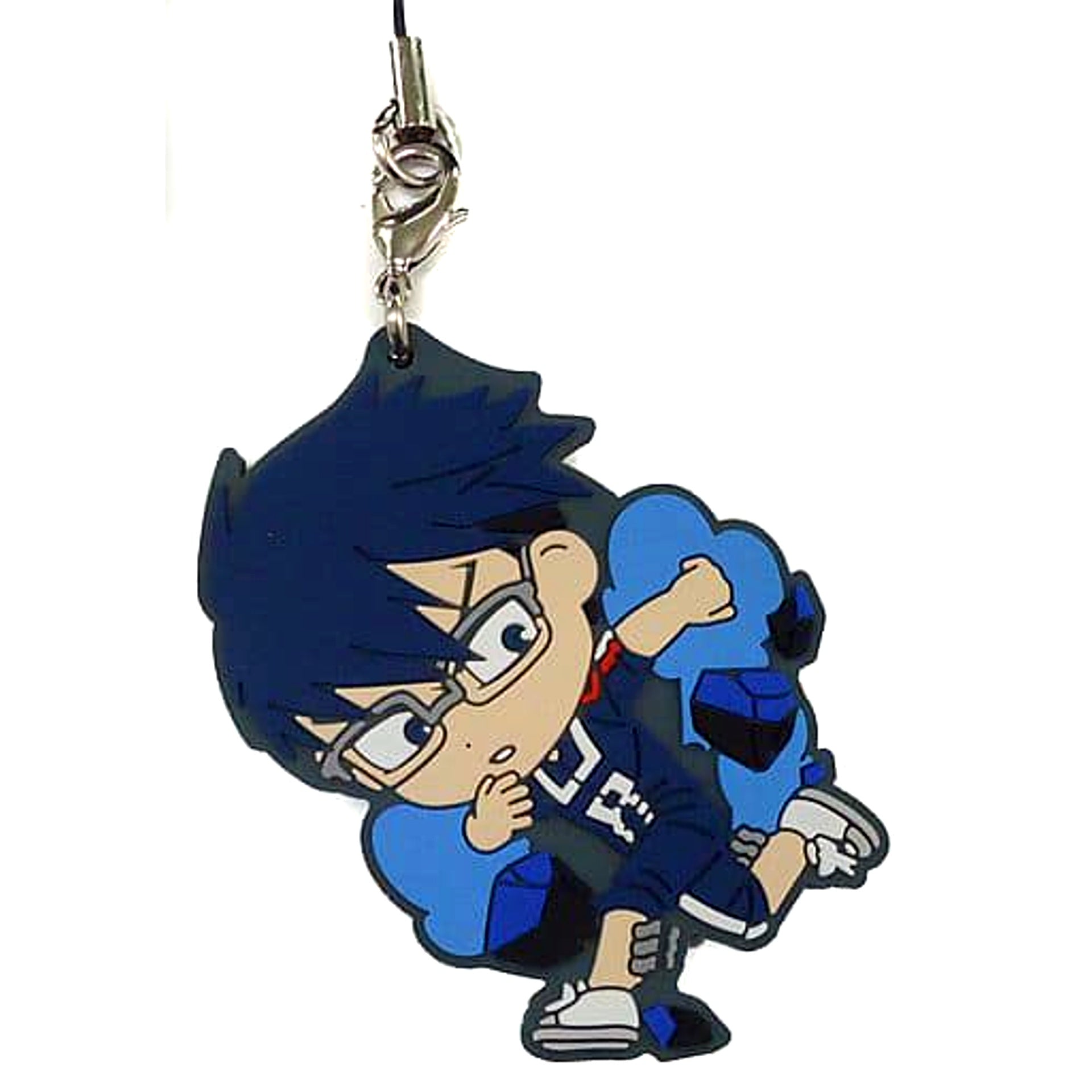 Tenya Iida My Hero Academia Ichiban Kuji U.A. Sports Festival! Boys Rubber Strap Kyunchara Illustrations Prize D [USED]