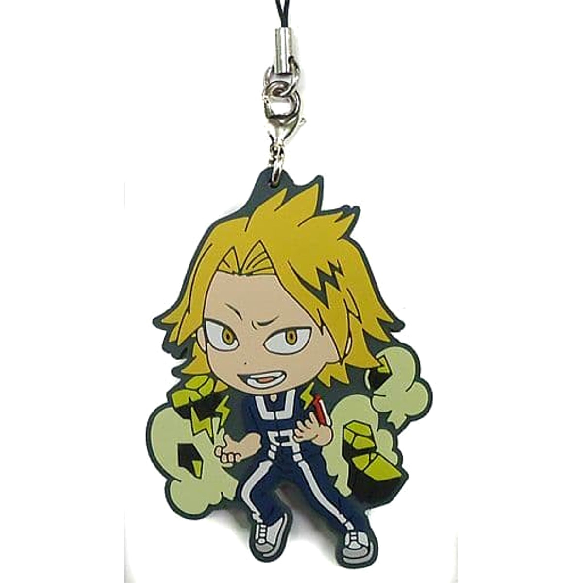 My Hero Academia Denki Kaminari Ichiban Kuji U.A. Sports Festival! Boys Rubber Strap Kyunchara Illustrations Prize D Keychains [USED]