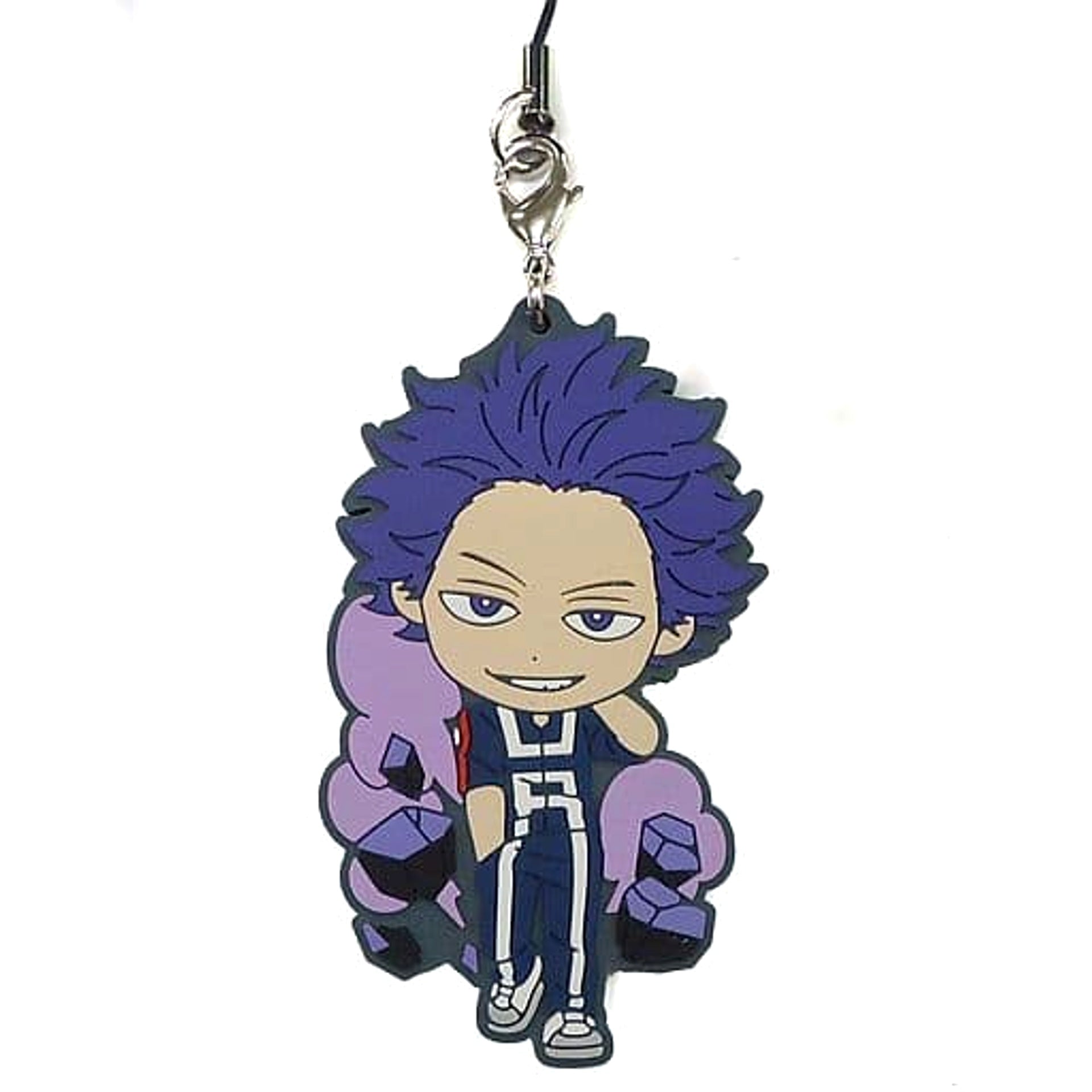My Hero Academia Hitoshi Shinso Ichiban Kuji U.A. Sports Festival! Boys Rubber Strap Kyunchara Illustrations Prize D Keychains [USED]