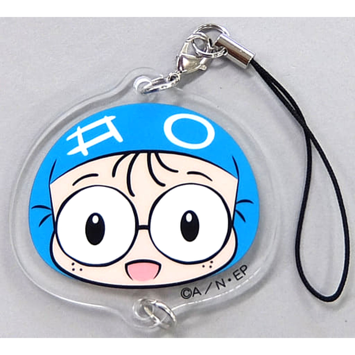 Nintama Rantaro Rantaro Minnano Kuji Mochi Puchi Face Acrylic Charm Prize F Charm [USED]