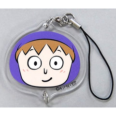 Nintama Rantaro Raizo Fuwa Minnano Kuji Mochi Puchi Face Acrylic Charm Prize F Charm [USED]