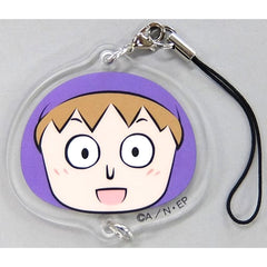 Nintama Rantaro Saburo Hachiya Disguise Minnano Kuji Mochi Puchi Face Acrylic Charm Prize F Charm [USED]