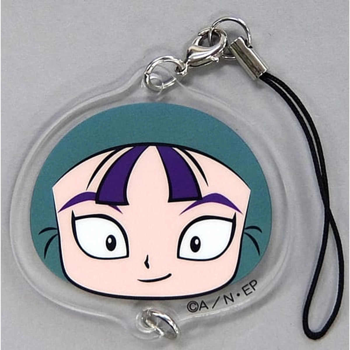 Nintama Rantaro Senzo Tachibana Minnano Kuji Mochi Puchi Face Acrylic Charm Prize F Charm [USED]