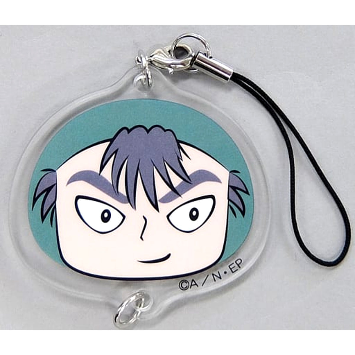 Nintama Rantaro Tomesaburo Kema Minnano Kuji Mochi Puchi Face Acrylic Charm Prize F Charm [USED]