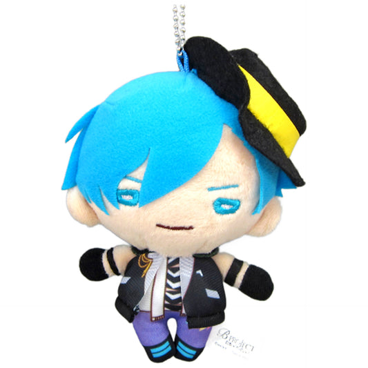 B-Project: Kodou Ambitious Kento Aizome Nitotan Plush Toy with Ball Chain Keychains [USED]