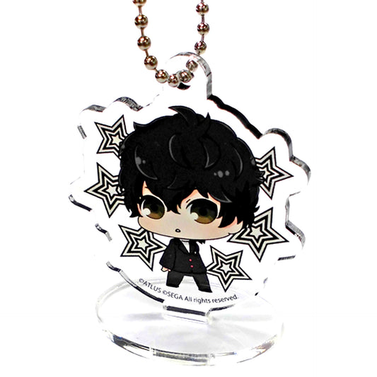 Protagonist Persona 5 Phantom Thieves Ikebukuro Hideout Mini Acrylic Stand Deformed Ver. [USED]