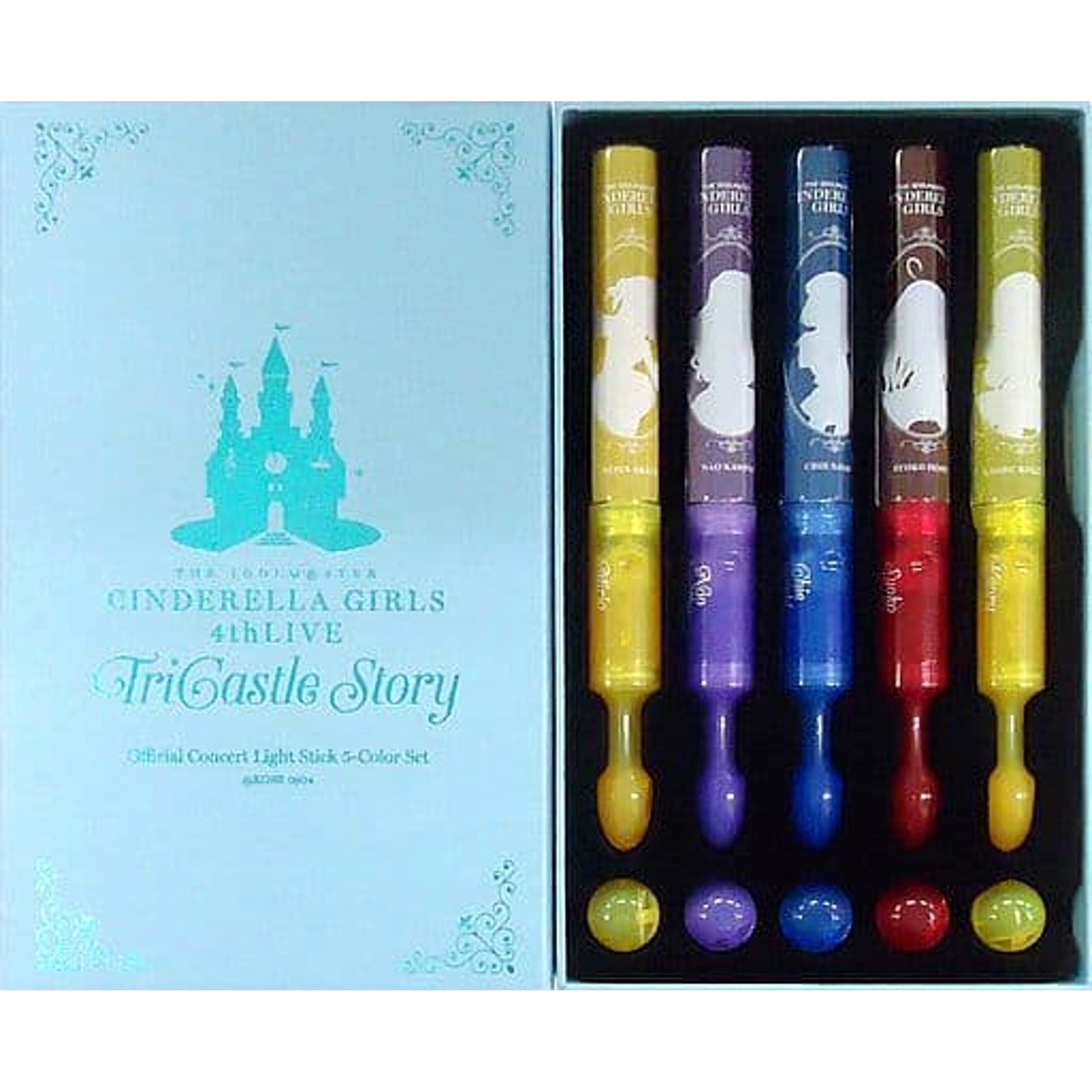 THE IDOLM@STER Cinderella Girls Kamiya Nao & Others 4th Live Ver. @KOBE 0904 5 Color Set Official Concert Light 4thLIVE TriCastle Story Exclusive [USED]
