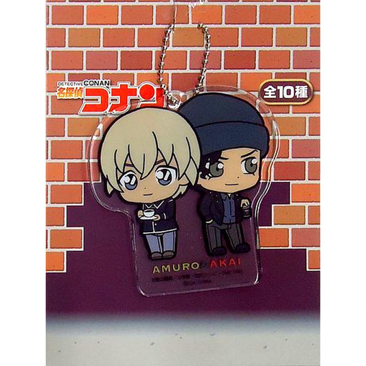 Toru Amuro Shuichi Akai Detective Conan Soft Keychain Mascot [USED]
