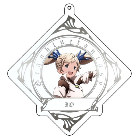 Granblue Fantasy The Animation Io Trading Emblem Acrylic Keychain Keychains [USED]