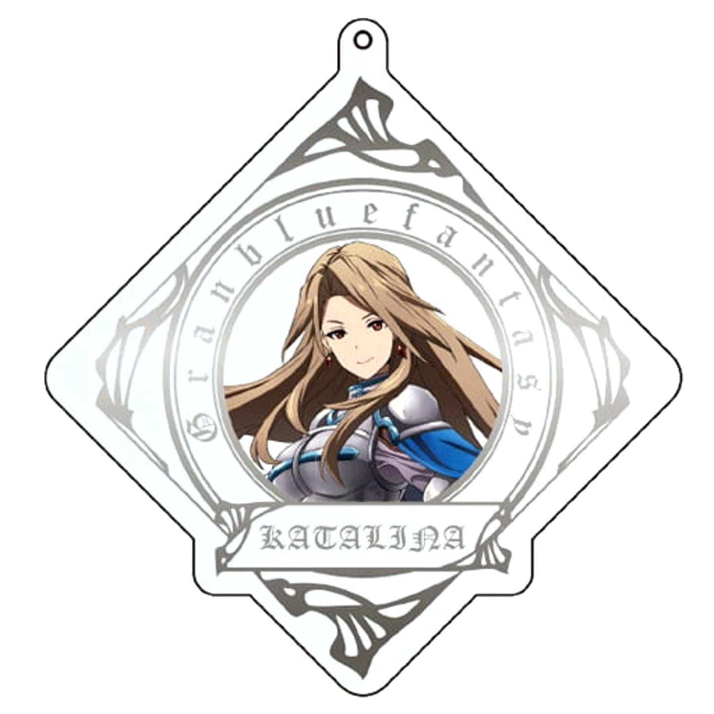 Granblue Fantasy The Animation Katalina Trading Emblem Acrylic Keychain Keychains [USED]