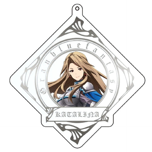 Granblue Fantasy The Animation Katalina Trading Emblem Acrylic Keychain Keychains [USED]