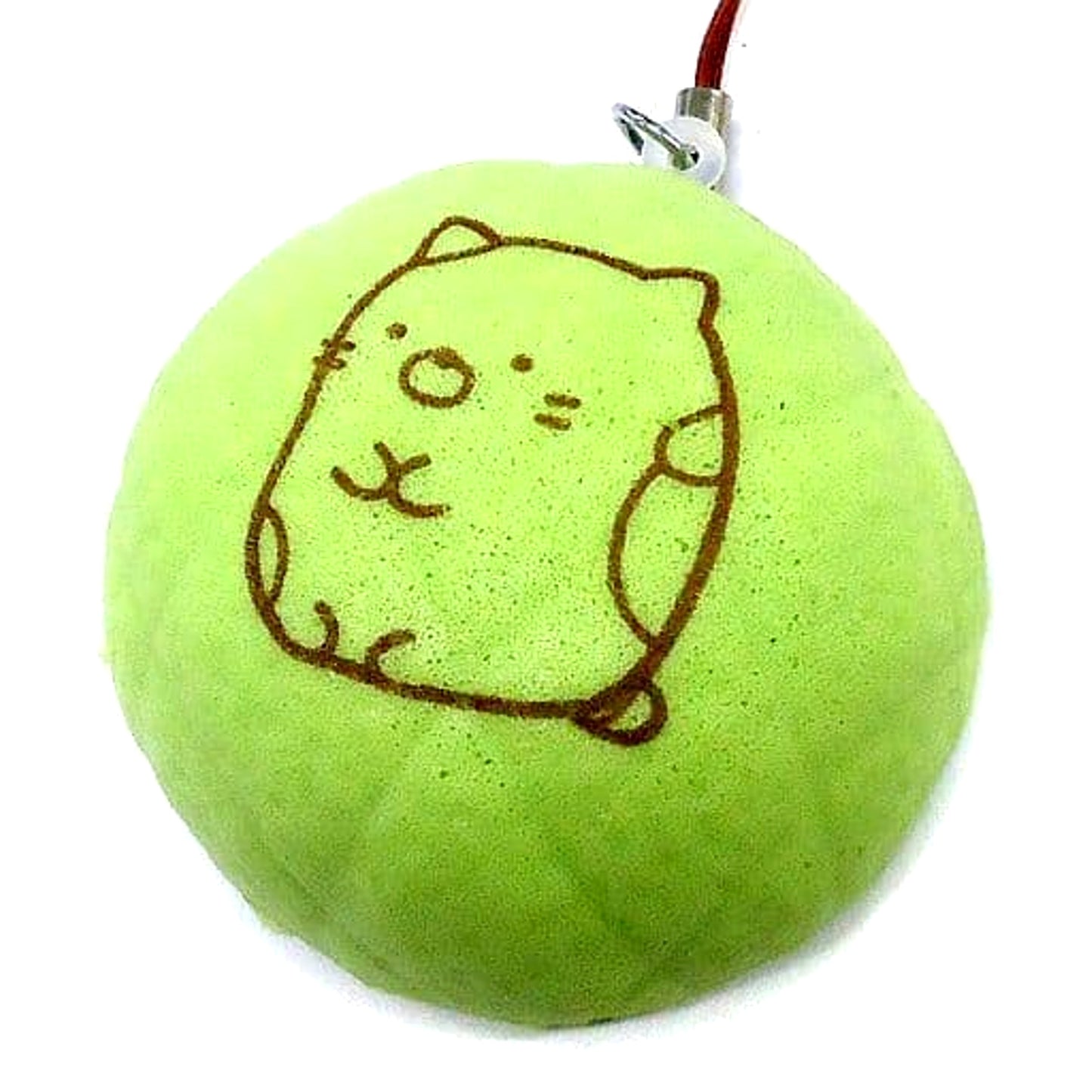 Sumikko Gurashi Melon Bread Cat Soft and Squishy Bread Mascot Keychains [USED]