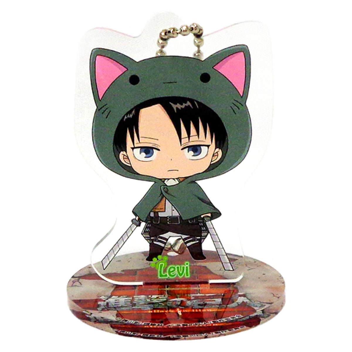 Attack on Titan Season 2 Levi Ackerman Season 2 Nyantical Standing Acrylic Keychain Keychains [USED][Pre-Order]