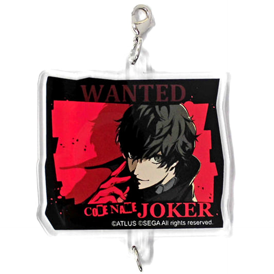 Persona 5 Protagonist Phantom Thief Ver. Webpon Connectable Acrylic Keychain Prize D Keychains [USED]