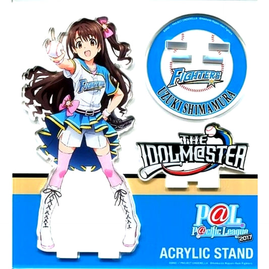 Uzuki Shimamura THE IDOLM@STER CINDERELLA GIRLS Hokkaido Nippon-Ham Fighters Pacific League Collab Acrylic Stand [USED]
