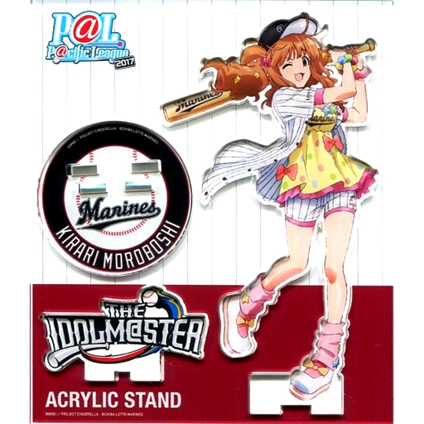 Kirari Moroboshi THE IDOLM@STER CINDERELLA GIRLS Chiba Lotte Marines Pacific League Collab Acrylic Stand [USED]