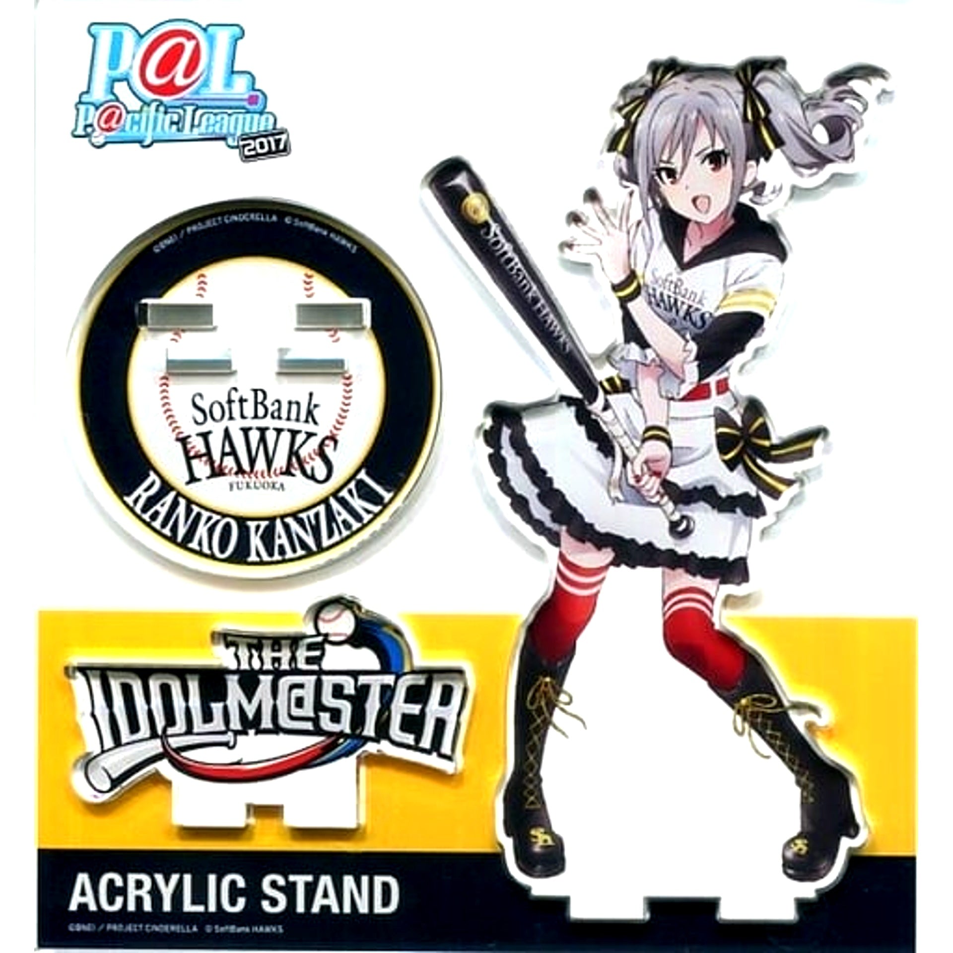 Ranko Kanzaki THE IDOLM@STER CINDERELLA GIRLS Fukuoka SoftBank Hawks Pacific League Collab Acrylic Stand [USED]