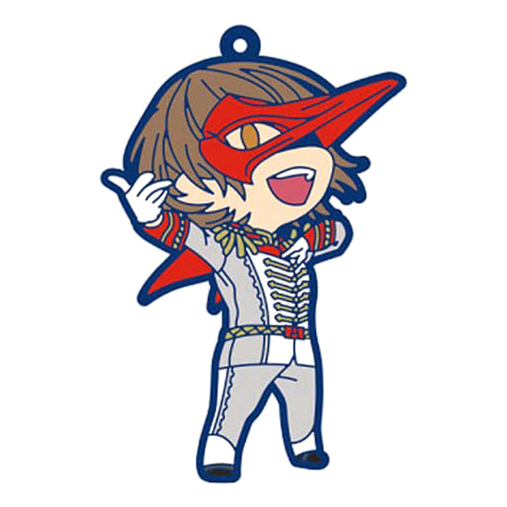 Persona 5 Goro Akechi Rubber Strap Collection Part 2 Keychains [USED]