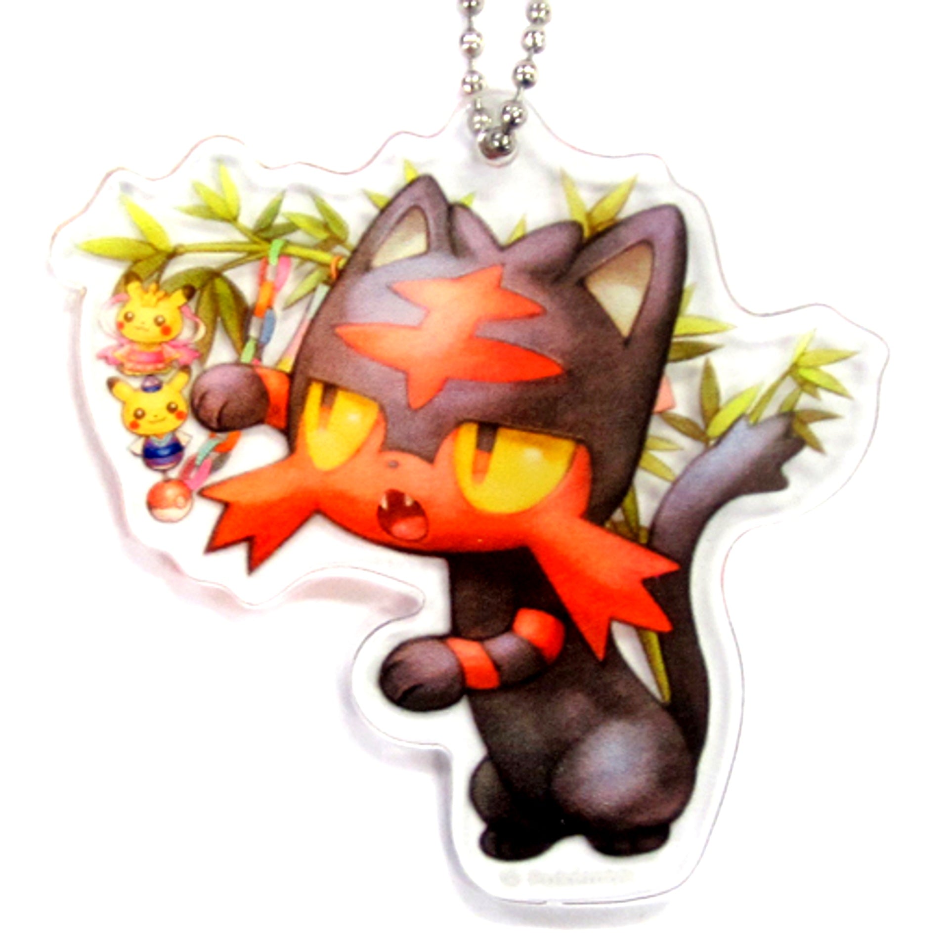 Litten Pokemon Acrylic Charm Collection Pokemon Center Tohoku R Pokemon Center Ltd [USED]