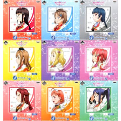 Set of 9 J Prize Ichiban Kuji Love Live! Sunshine!! 3rd Acrylic Board [USED]