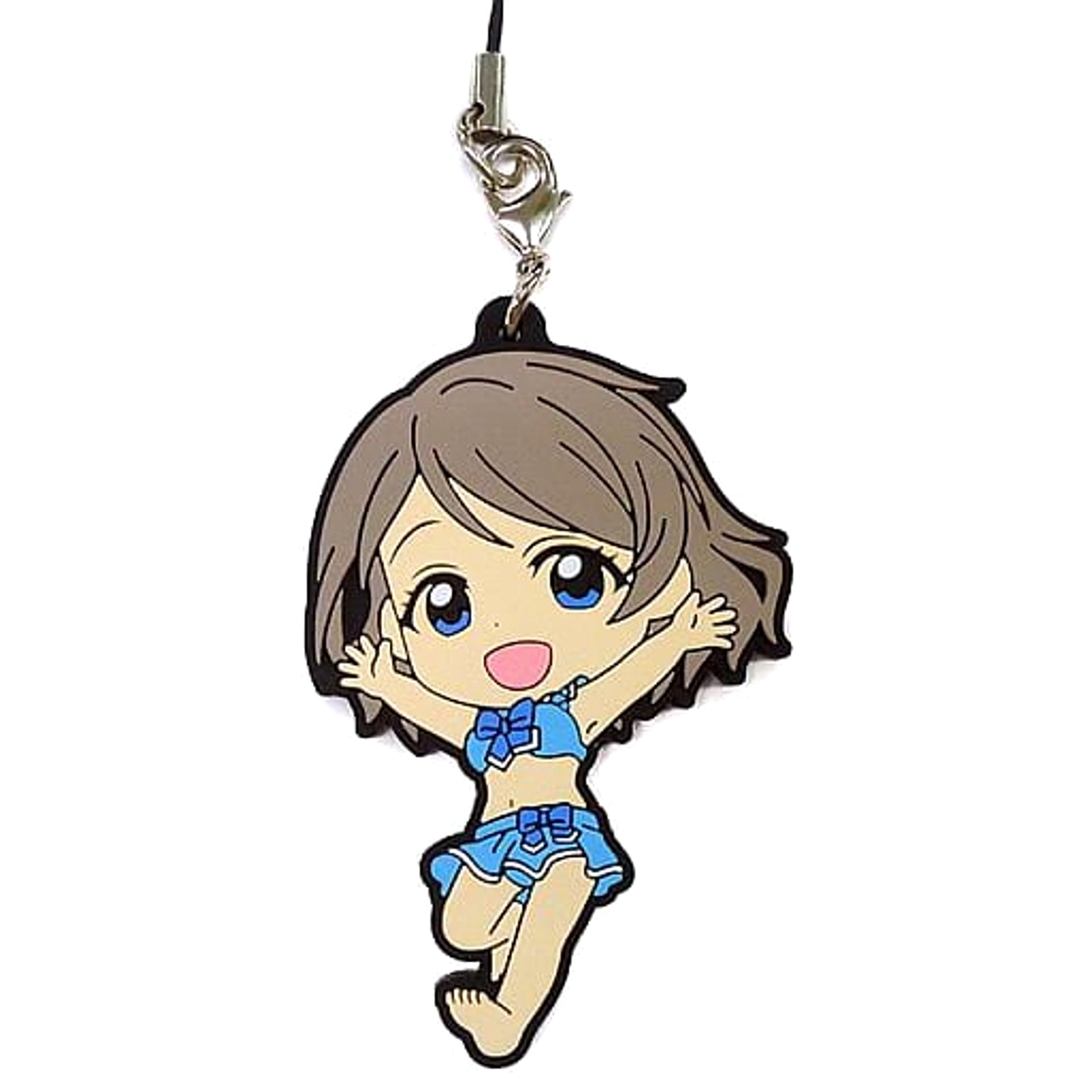 Love Live! Sunshine!! You Watanabe Swimsuit Ver. Ichiban Kuji 3rd Rubber Charm Kyunchara Illustrations Prize K [USED]