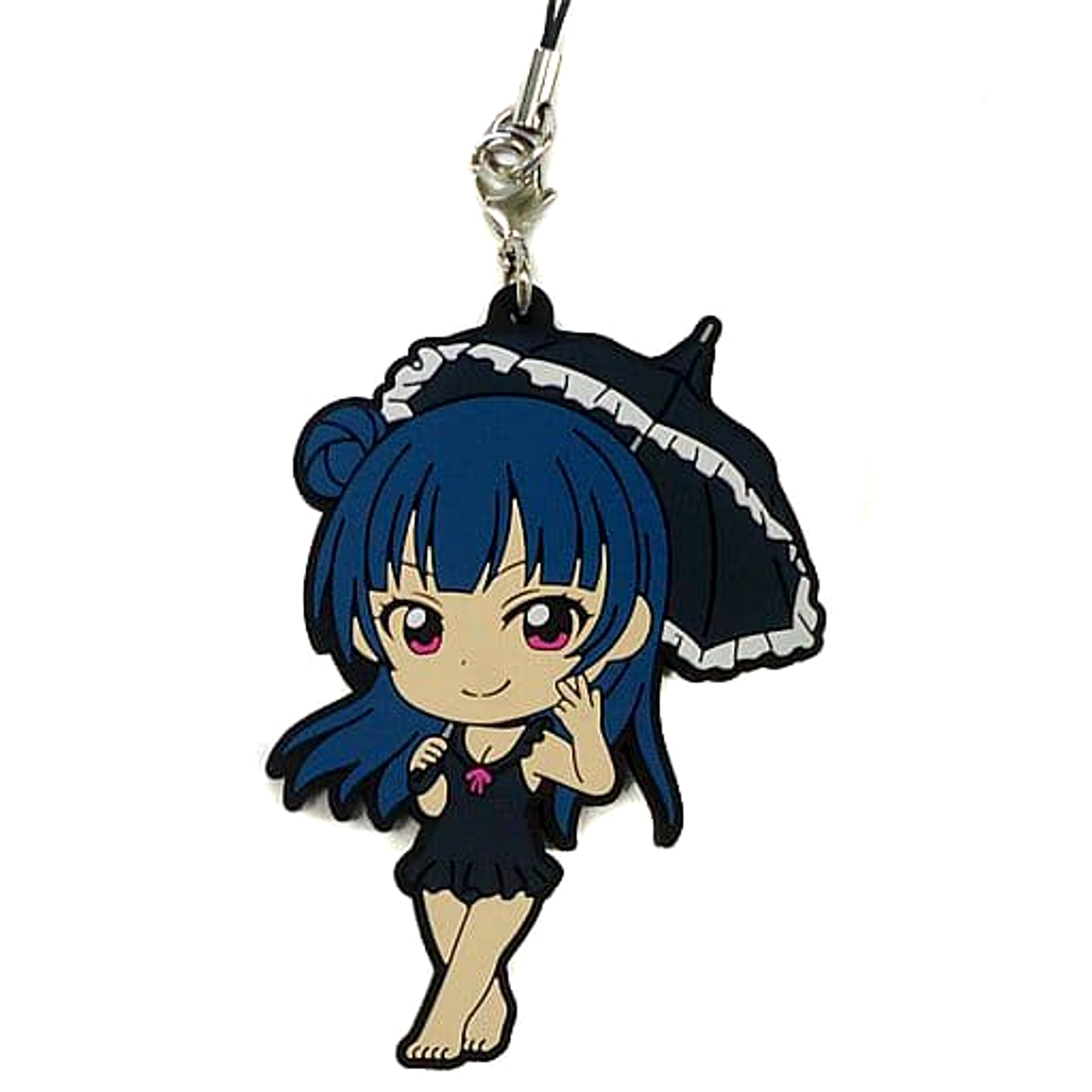 Love Live! Sunshine!! Yoshiko Tsushima Swimsuit Ver. Ichiban Kuji 3rd Rubber Charm Kyunchara Illustrations Prize K [USED]
