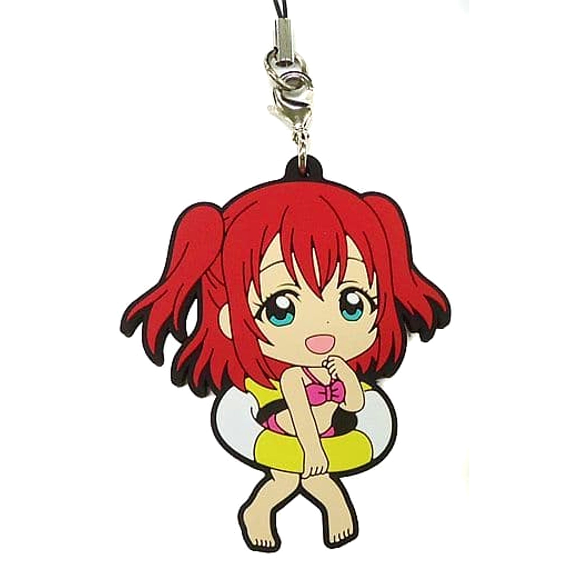 Love Live! Sunshine!! Ruby Kurosawa Swimsuit Ver. Ichiban Kuji 3rd Rubber Charm Kyunchara Illustrations Prize K [USED]