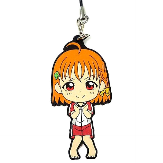 Love Live! Sunshine!! Chika Takami Uranohoshi Girls' High School Jersey Ver. Ichiban Kuji 3rd Rubber Charm Kyunchara Illustrations Prize L [USED]
