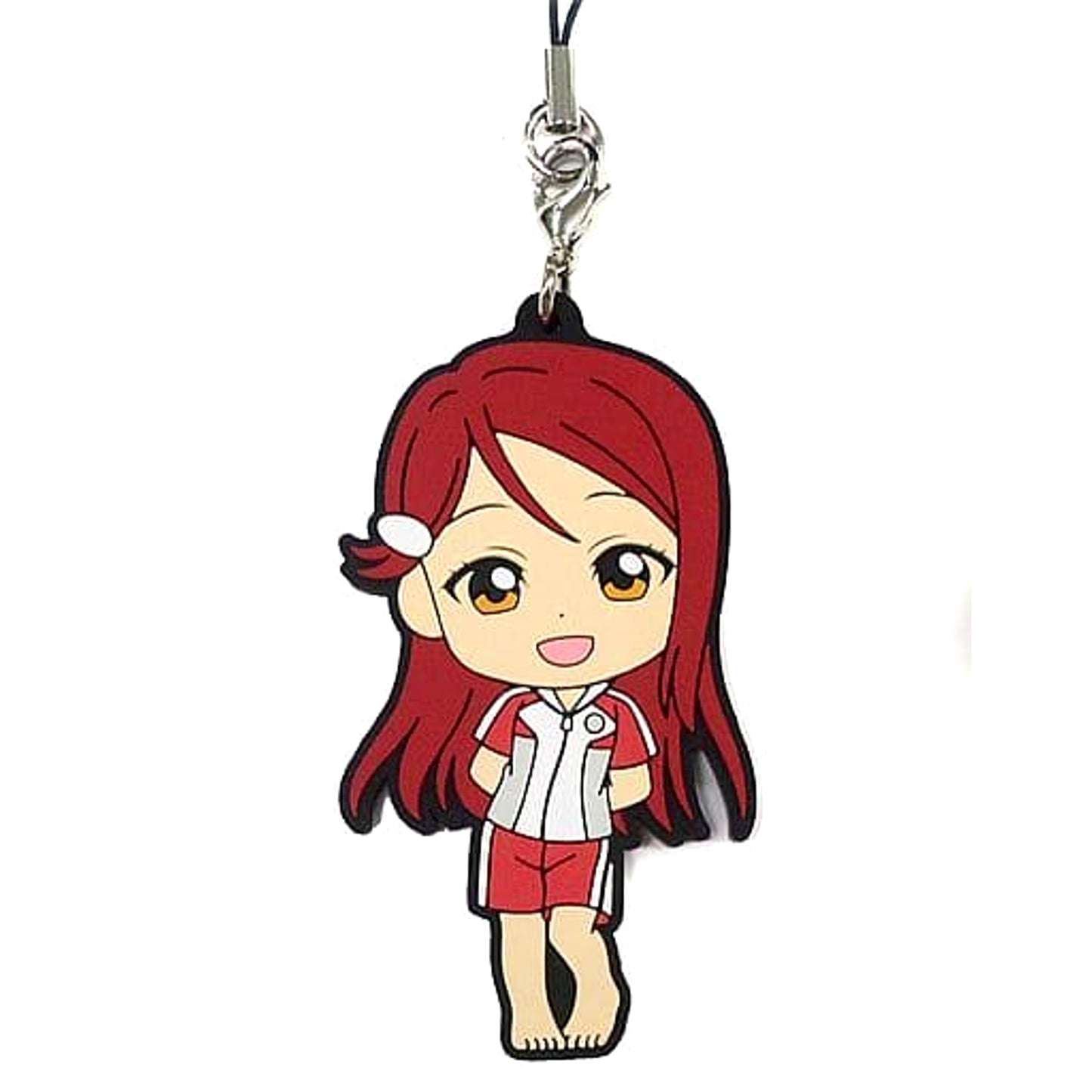 Love Live! Sunshine!! Riko Sakurauchi Uranohoshi Girls' High School Jersey Ver. Ichiban Kuji 3rd Rubber Charm Kyunchara Illustrations Prize L [USED]