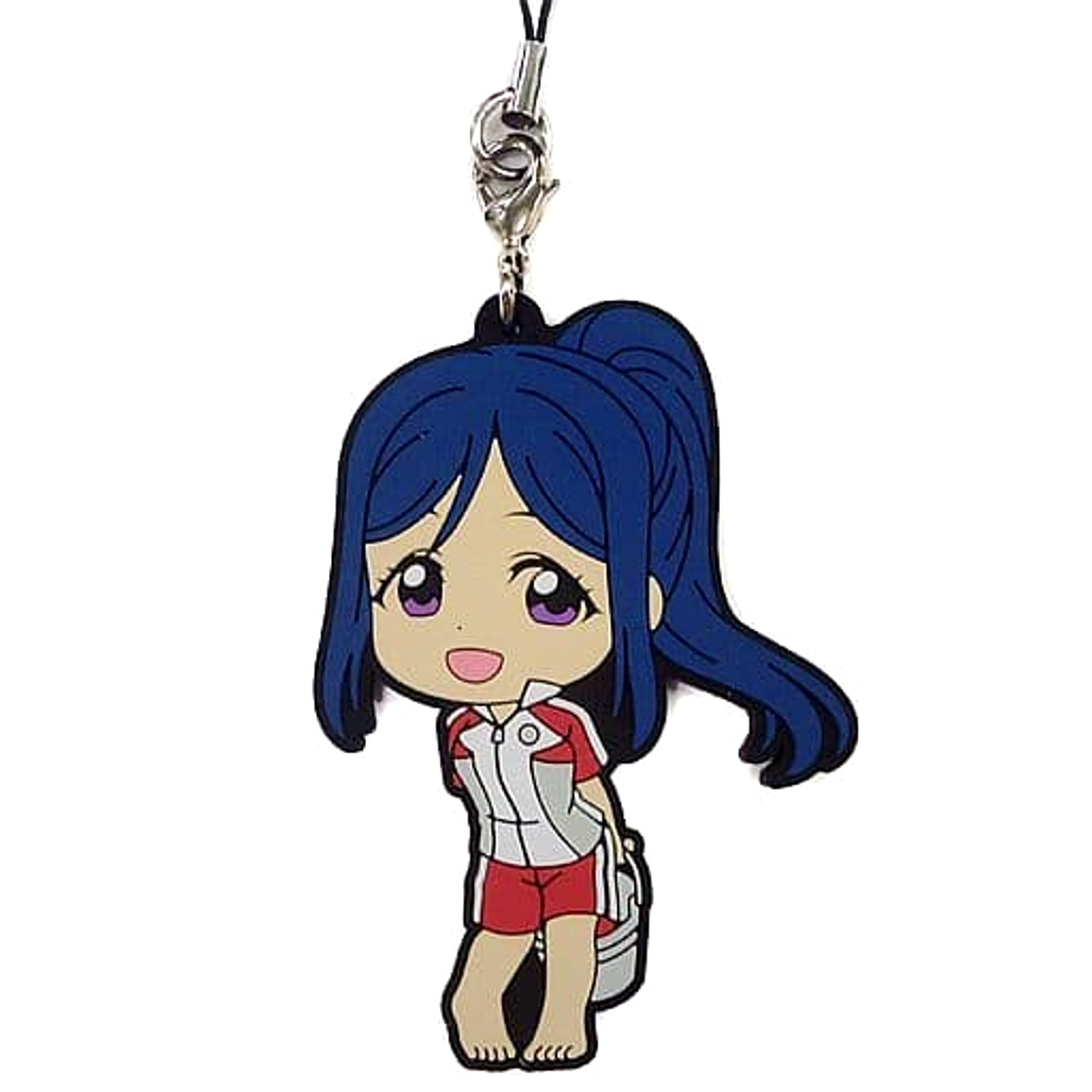Love Live! Sunshine!! Kanan Matsuura Uranohoshi Girls' High School Jersey Ver. Ichiban Kuji 3rd Rubber Charm Kyunchara Illustrations Prize L [USED]