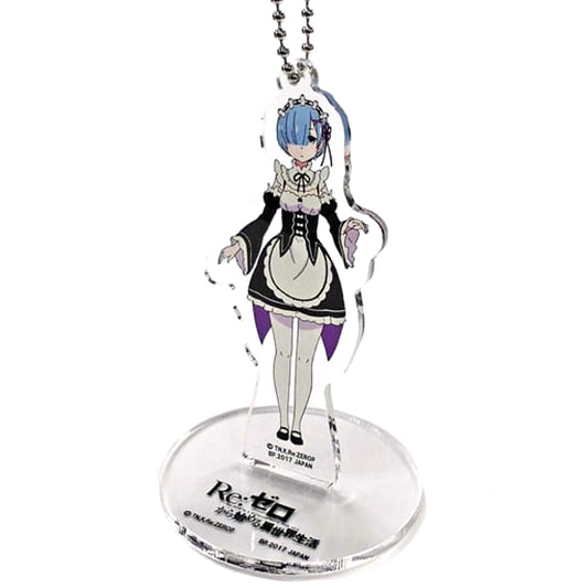 Re:ZERO -Starting Life in Another World- Rem Ichiban Kuji Online Rem Birthday Celebration Acrylic Plate Charms Prize B Acrylic Stands [USED]