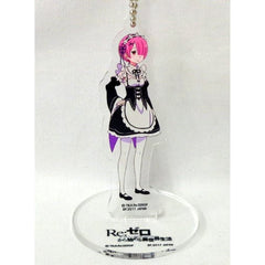 Re:ZERO -Starting Life in Another World- Ram Ichiban Kuji Online Rem Birthday Celebration Acrylic Plate Charms Prize C Acrylic Stands [USED]