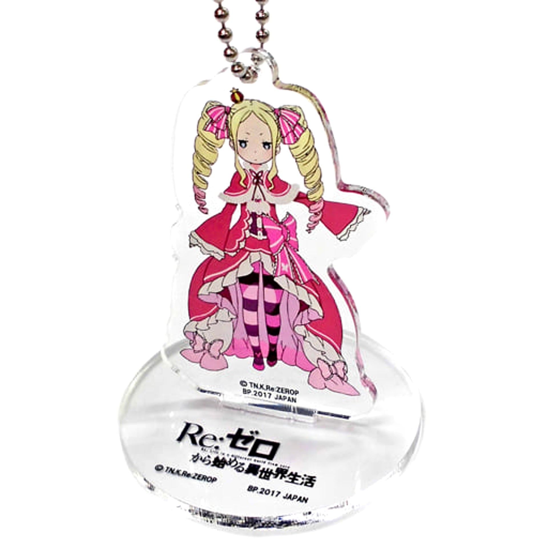 Re:ZERO -Starting Life in Another World- Beatrice Ichiban Kuji Online Rem Birthday Celebration Acrylic Plate Charms Prize E Acrylic Stands [USED]