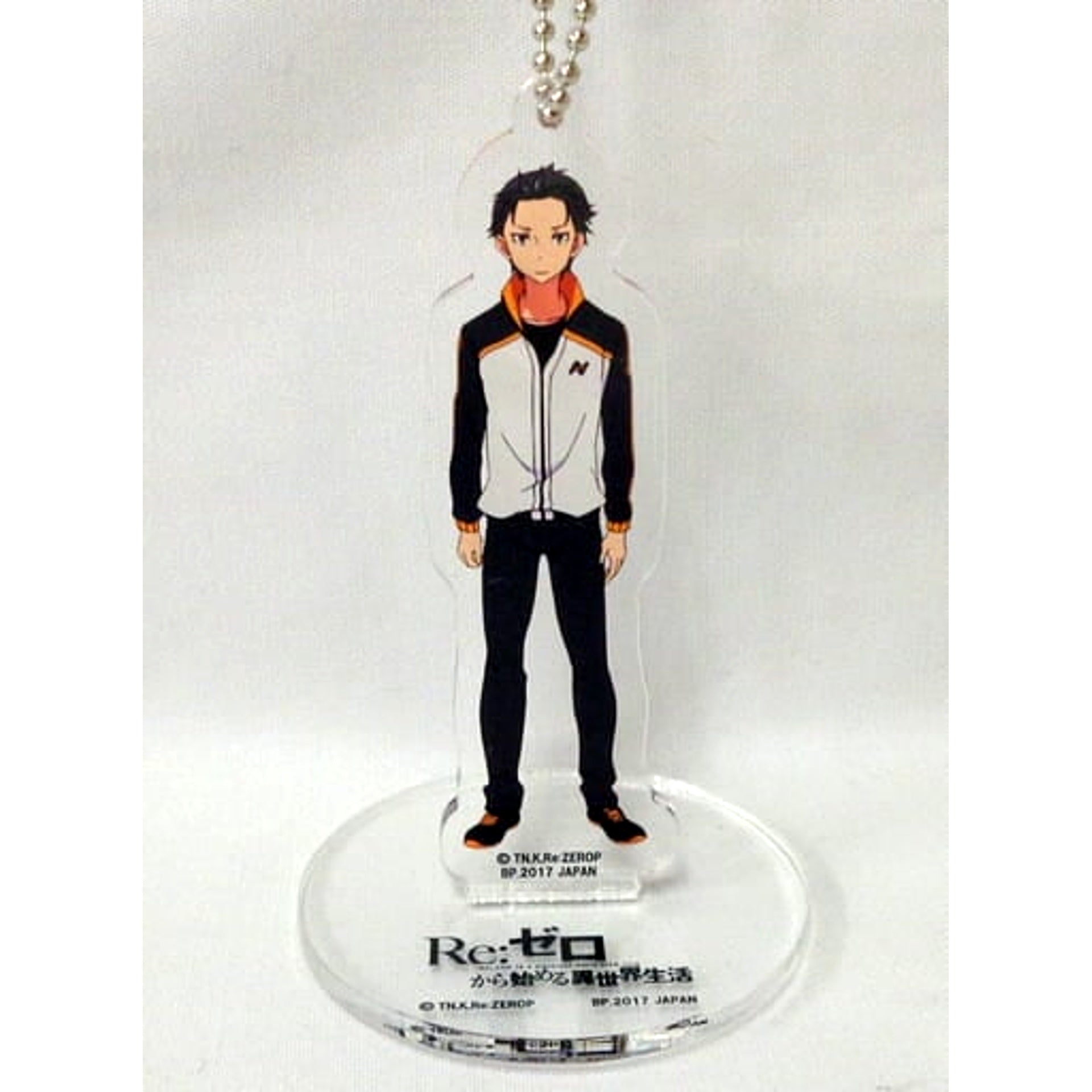Re:ZERO -Starting Life in Another World- Subaru Natsuki Ichiban Kuji Online Rem Birthday Celebration Acrylic Plate Charms Prize F Acrylic Stands [USED]