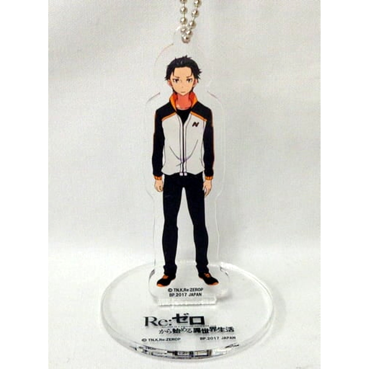 Re:ZERO -Starting Life in Another World- Subaru Natsuki Ichiban Kuji Online Rem Birthday Celebration Acrylic Plate Charms Prize F Acrylic Stands [USED]