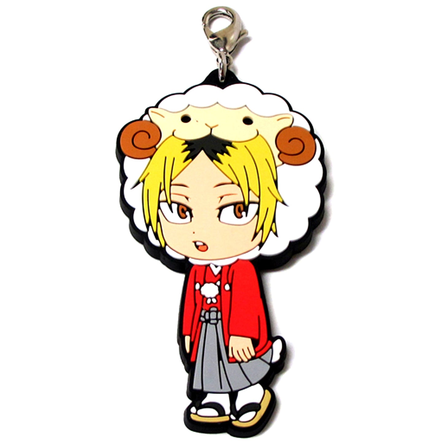 Single Item Kenma Kozume Rubber Mascot Kyun Chara Illustrations Ichiban Kuji Haikyu Volleyball New Year Bring Me Luck Double Chance Campaign [USED]