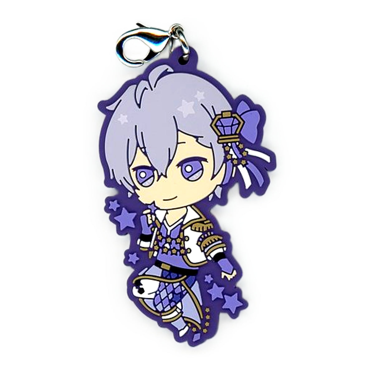 Sogo Osaka IDOLiSH7 Ichiban Kuji Happy Sparkle Star! Rubber Mascot Prize P Key Ring [USED]