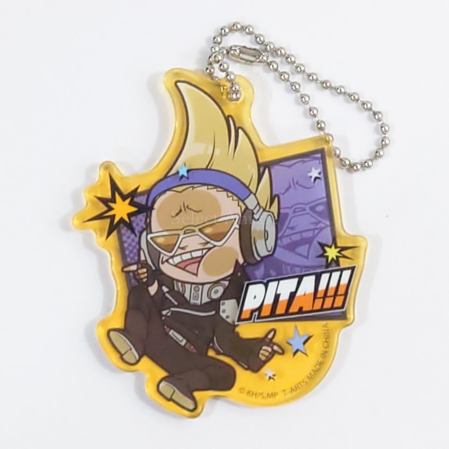 My Hero Academia Present Mic Pita! Deformed Plain Clothes Acrylic Keychain Keychains [USED]