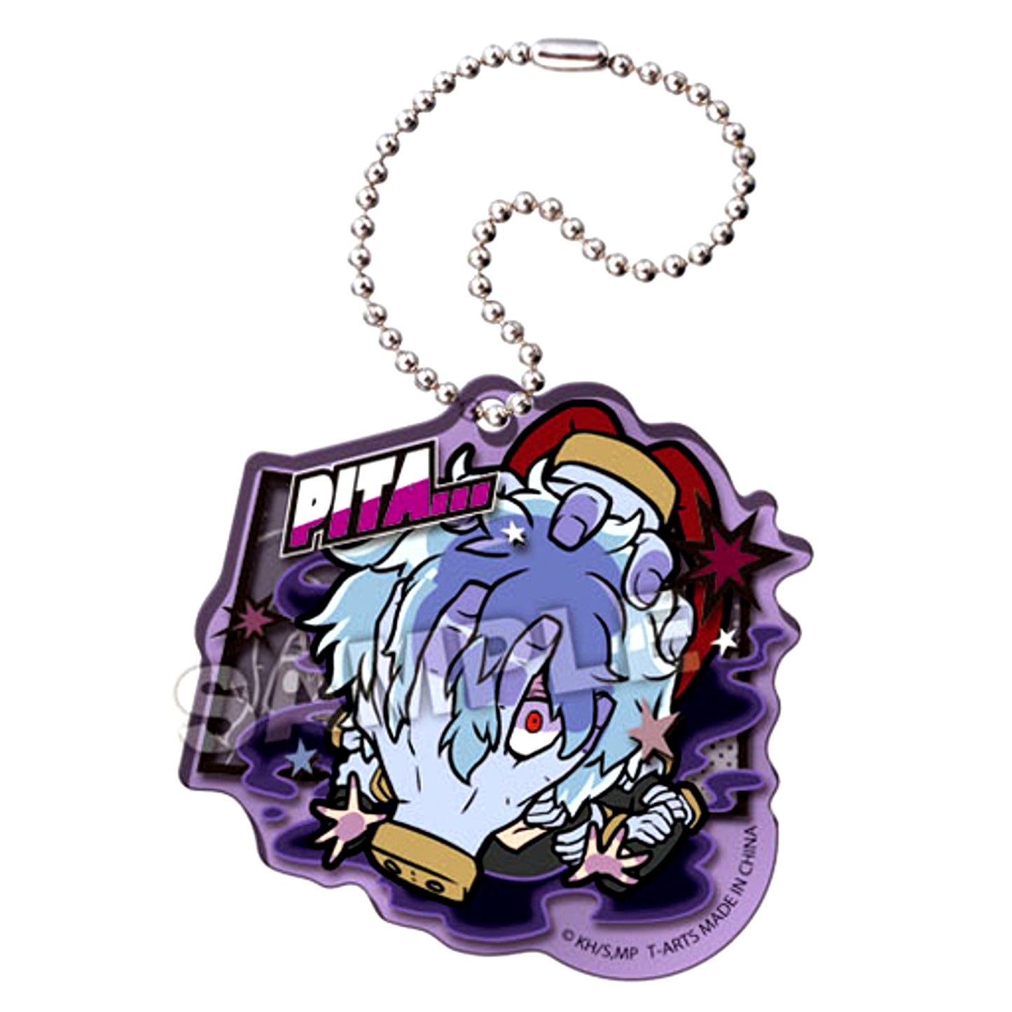 Tomura Shigaraki My Hero Academia Pita! Deforme Casual Clothes Acrylic Keyring [USED]