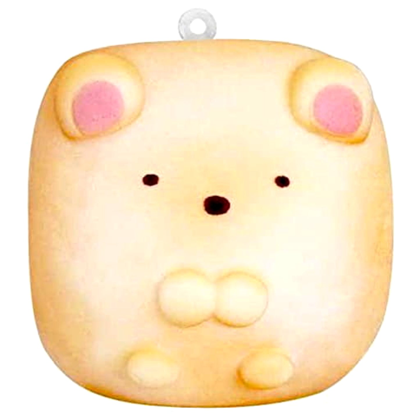 Sumikko Gurashi Shirokuma Chigiri Bread Squeeze Mascot Keychains [USED]