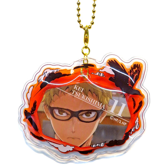 Kei Tsukishima Haikyu!! Protect Clear Charm Match 2 [USED]