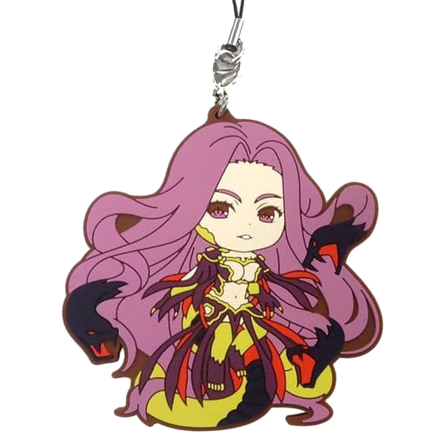 Fate/Grand Order Avenger/Gorgon 7th Singularity Ichiban Kuji Kyunchara Order Rubber Charm Kyunchara Illustrations Prize L Keychains [USED]