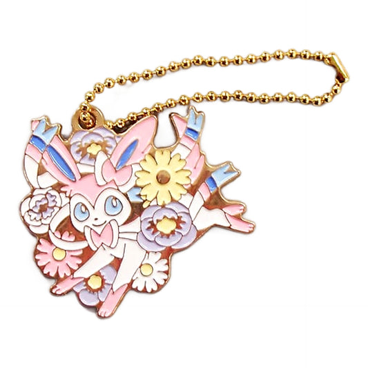 Sylveon Pokemon Ichiban Kuji Eievui & Flowers Design Charm Prize G Charm [USED]